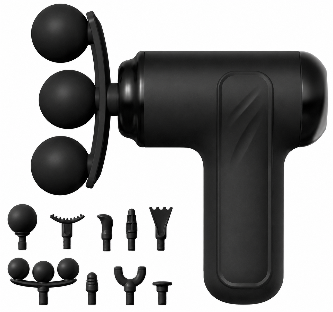 Reckx Basic Massage Gun with interchangeable attachments