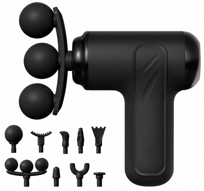 Reckx Basic Massage Gun with interchangeable attachments